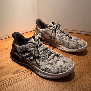 Adidas Hardens (Be X) Basketball Shoes Black and White